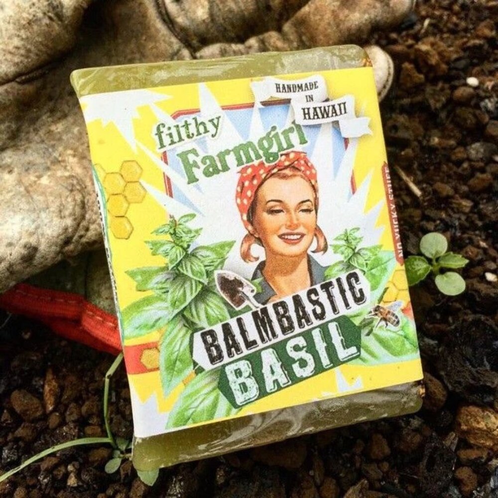 100% Natural Organic Soap. Balmbastic Basil. Handmade in Hawaii. 7oz. - Picture 4 of 4